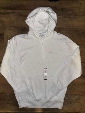 Nike Men's Heather White Pullover Hoodie